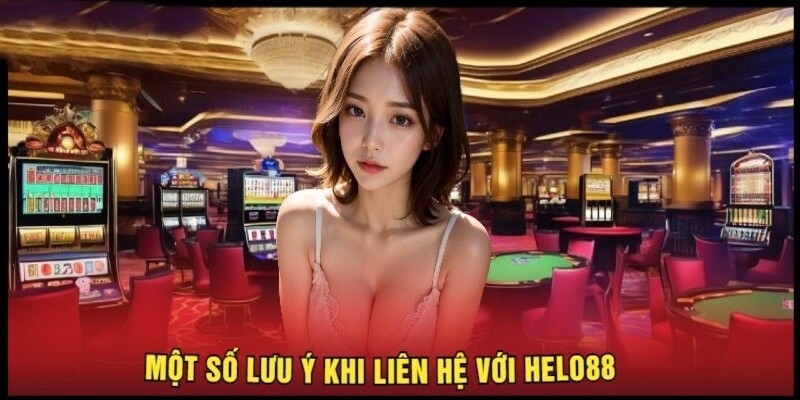 Lưu ý khi liên hệ Helo88