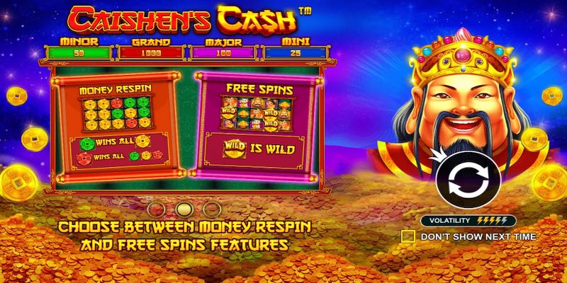 Nổ hũ Caishen cash - Trò chơi slot đậm chất châu Á